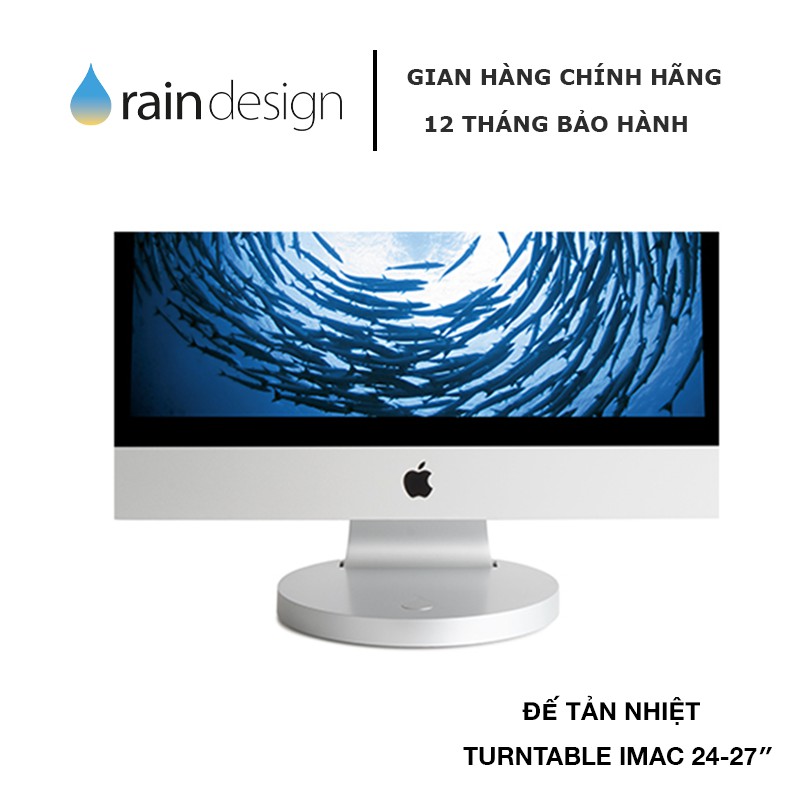 Đế Tản Nhiệt Rain Design USA I360 Turntable iMac 24-27″ Silver