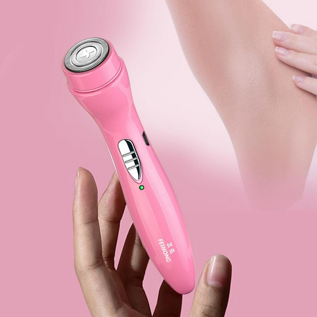 Tông Đơ Cạo Râu Tự Động Mini Không Đau Có Thể Sạc Lại Cho Nữ