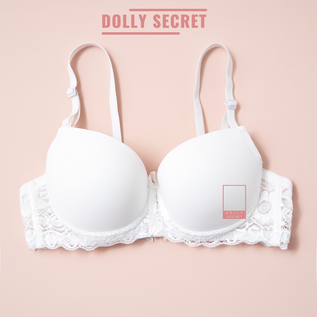 Áo lót nữ nâng ngực có đệm ren nơ sexy gợi cảm chống chảy xệ DOLLY SECRET A07 | BigBuy360 - bigbuy360.vn