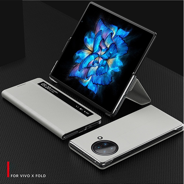 Đối với Vivo X FOLD Case Bao da dạng gập thông minh có đế