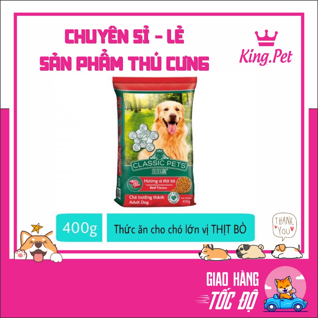 CLASSIC ADUTL- Thức ăn cho chó trưởng thành gói 400g