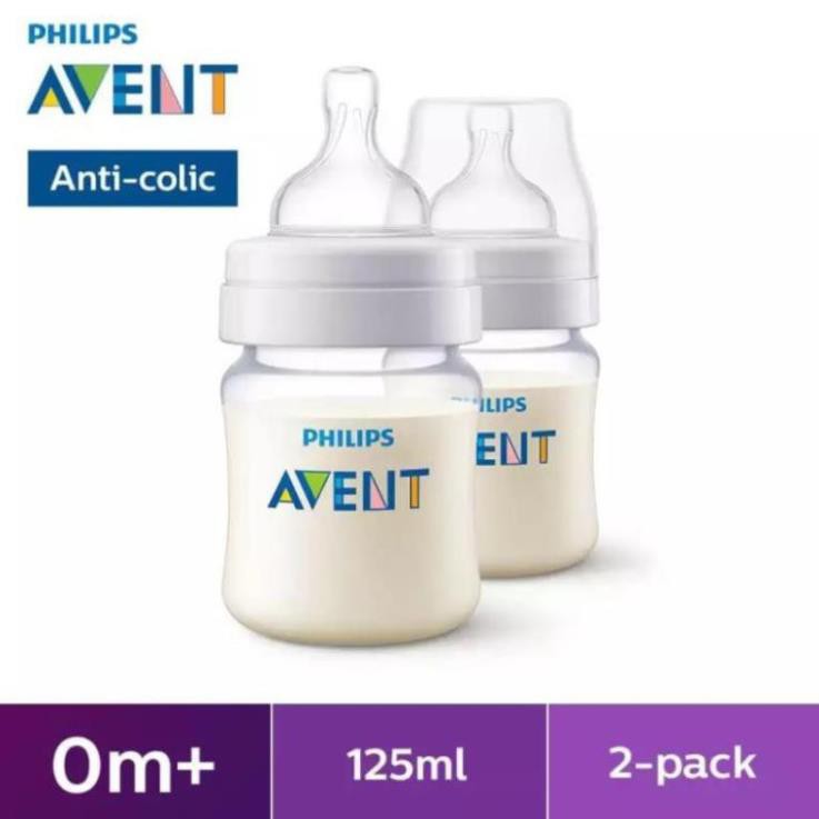 Bình sữa Philips Avent nhựa PA cao cấp 125ml( Classic)