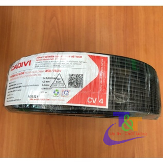 Dây Điện Cadivi CV 4.0, 5.5, 6.0 mm2 (Cuộn 100m)