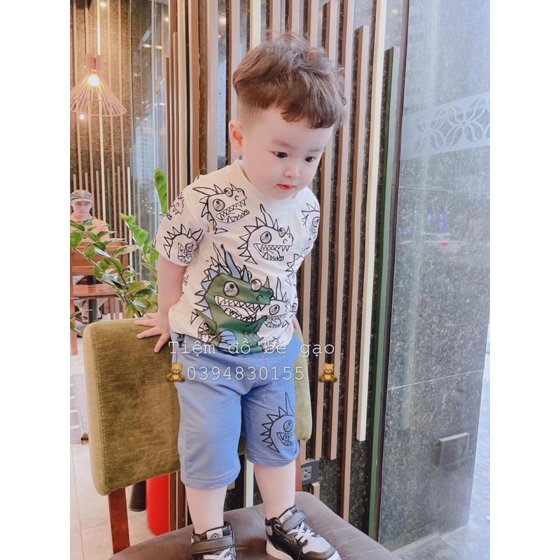 ANU267 - ÁO PHÔNG ĐÔI KHỦNG LONG CHO MẸ VÀ BÉ