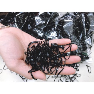 Dây thun đen buộc tóc ( 1 gói 500g )