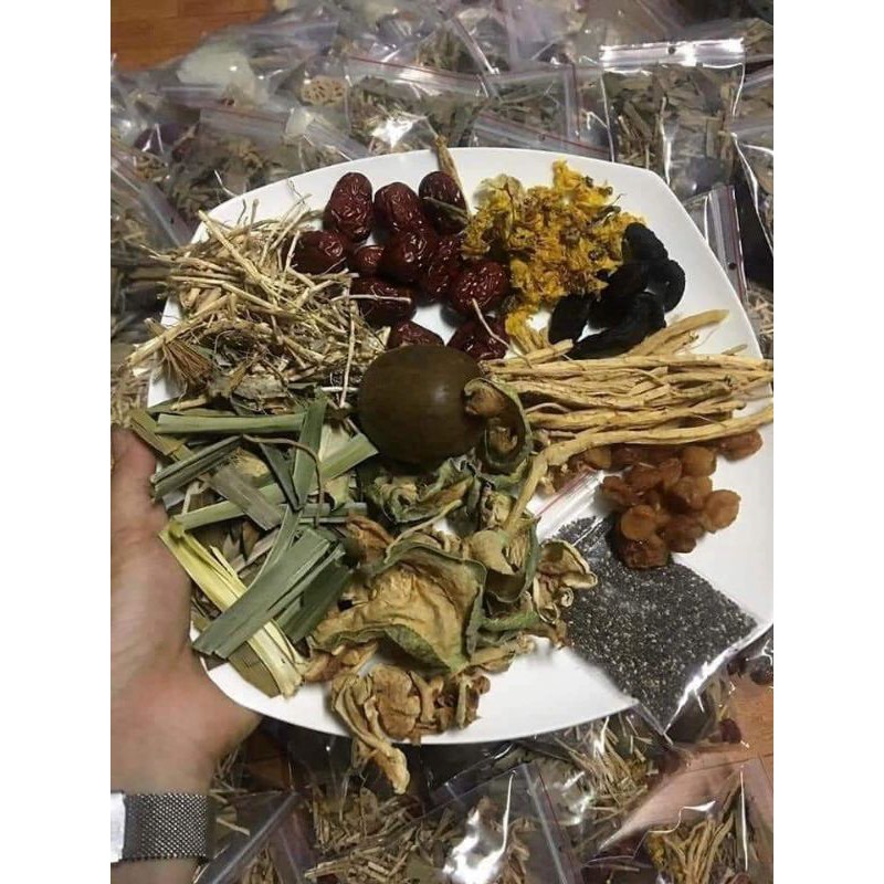 [SẴN HCM] SET NẤU TRÀ BÍ ĐAO ❤FREESHIP❤ SET NẤU TRÀ BÍ ĐAO 8 VỊ GÓI 500GR - Lùn Con Food