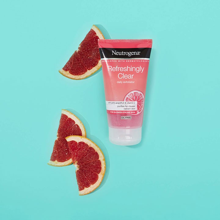 Sữa rửa mặt sạch mụn dành cho da dầu Neutrogena Refreshingly Clear Daily Exfoliator  không dầu ,150ml | BigBuy360 - bigbuy360.vn