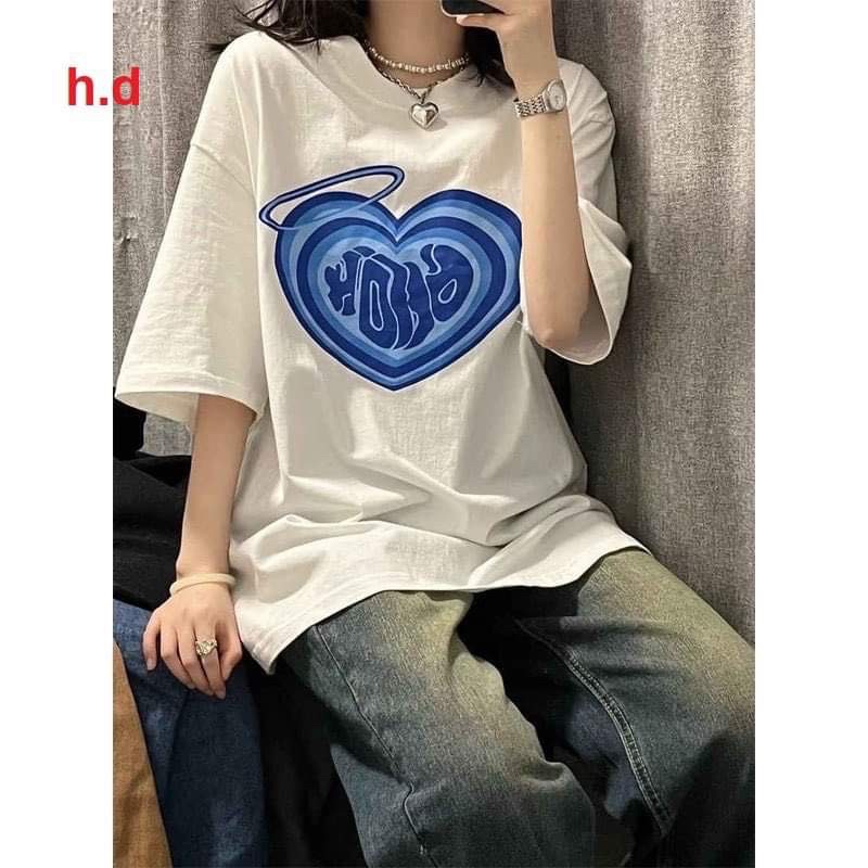 Áo phông tim xanh HD6