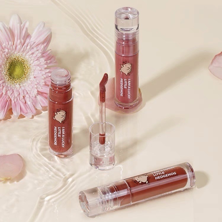 Son tint bóng con nhím GOGO TALES CAPPUVINI Water Light Sweet Ripple Lip Gloss Air GogoTales làm đôi môi căng mọng