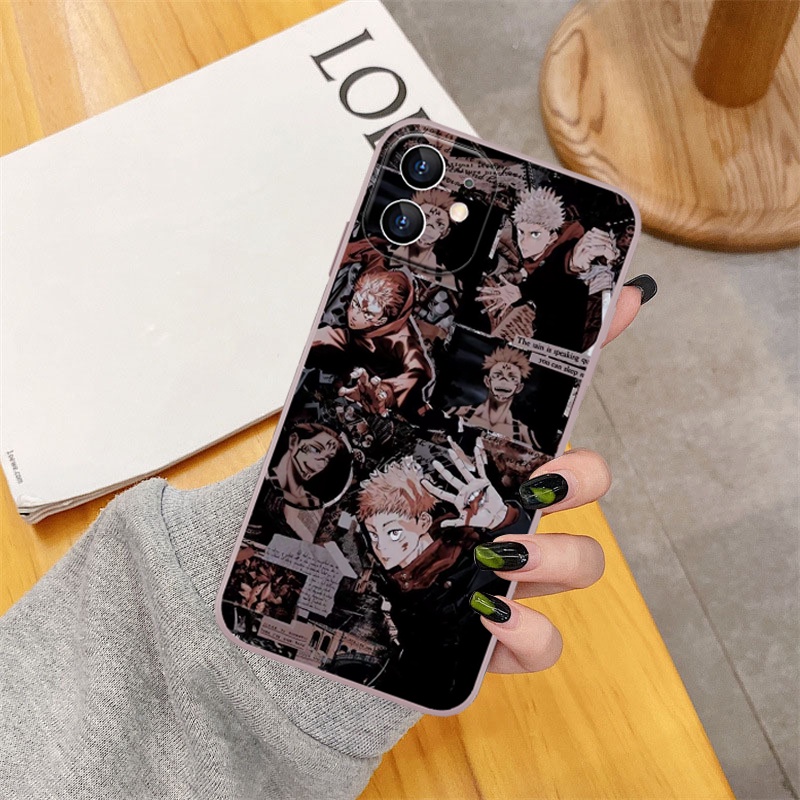 Ốp điện thoại Mềm Anime Gojo Satoru Matte Cho IPhone 15 14 13 12 11Pro 14 13 12 11ProMax 14Plus 6 / 6s 6Plus / 6sPlus 7Plus / 8Plus X / XS XR XsMax 7 / 8 / SE 2020 Ốp điện thoại DC