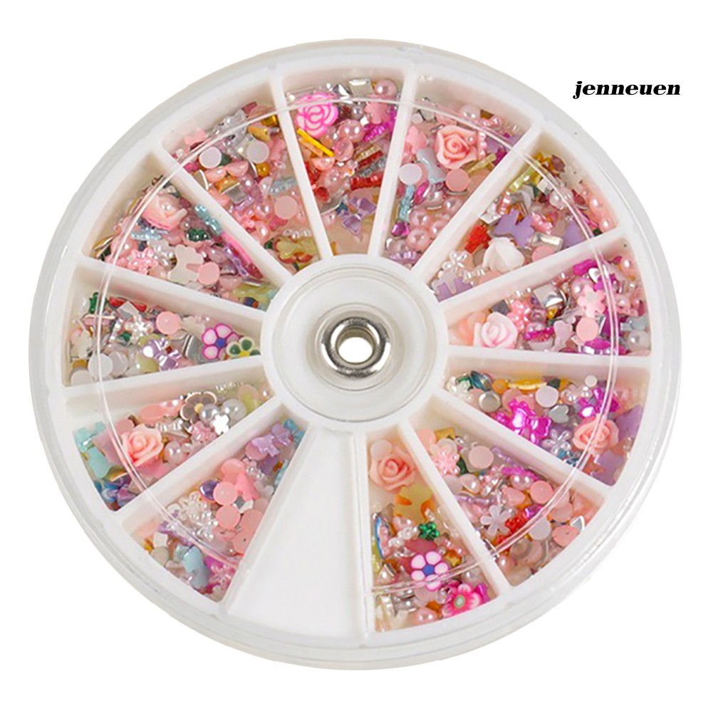 [Hàng mới về] Bộ 1200 Phụ Kiện Trang Trí Móng Tay Nghệ Thuật