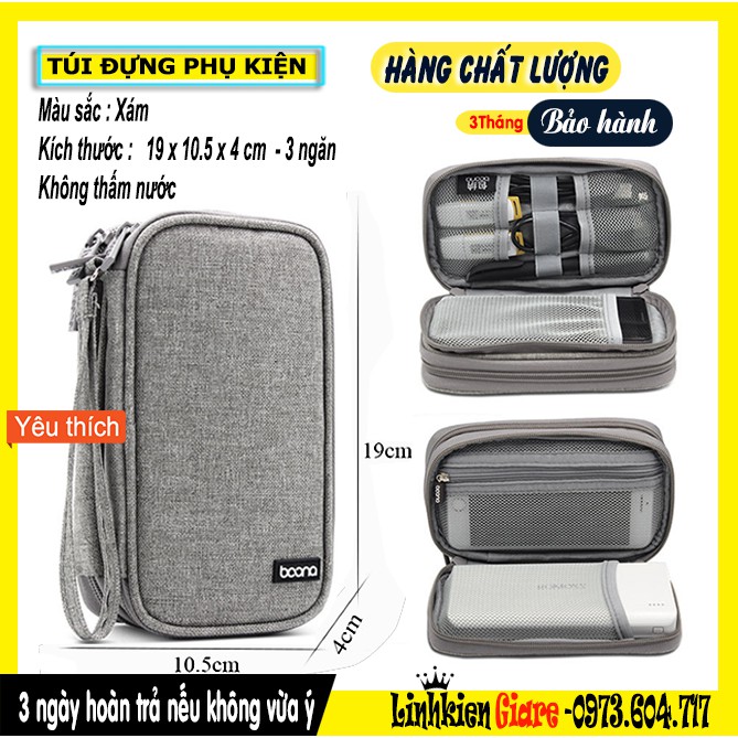 TÚI ĐỰNG PHỤ KIỆN ĐA NĂNG BAONA