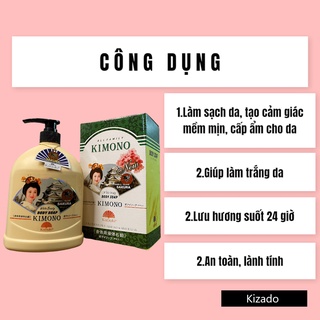 Sữa Tắm Trắng Da Kimono (1200ml)