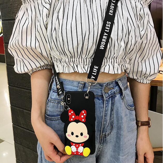 Ốp lưng ví hình chuột mickey và minnie cho OPPO Reno 3 Pro 2 Z 2F 2Z F11 F9 Pro F7 F5 Youth F3 F1S F1 F3 Plus | BigBuy360 - bigbuy360.vn