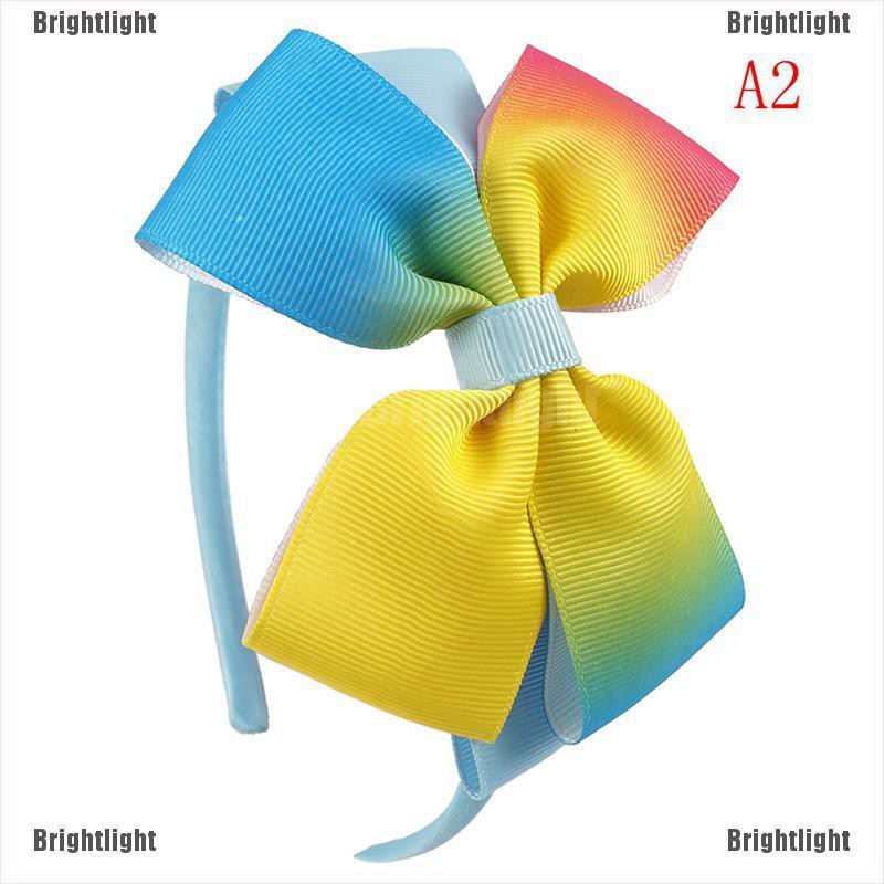 Băng Đô Nơ Cầu Vồng Dễ Thương Xinh Xắn Dành Cho Nữ