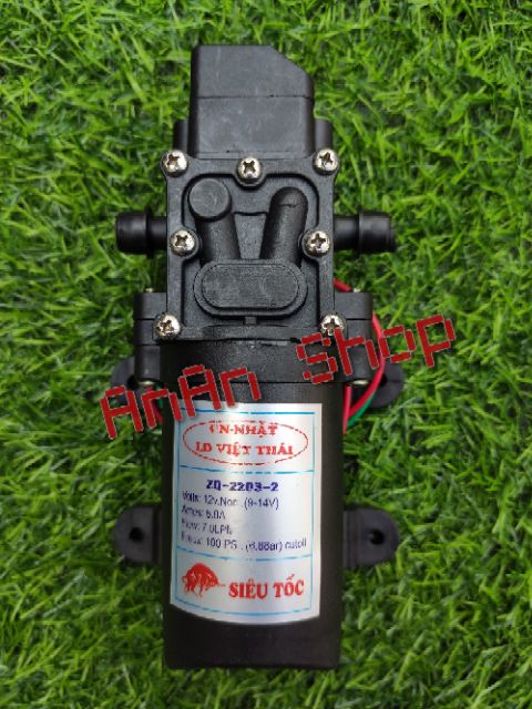 Máy rửa xe, vệ sinh máy lạnh mini 12v, máy xịt rửa đa năng
