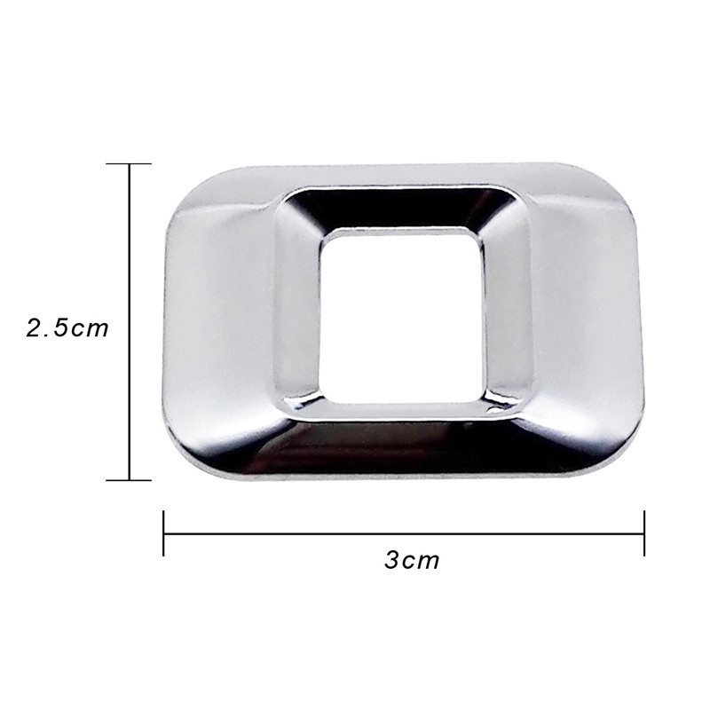 Miếng dán bằng kim loại hình chữ và số dùng trang trí xe hơi Mercedes Benz C32 C36 C43 C55 C63 C180 C200 C220 C230