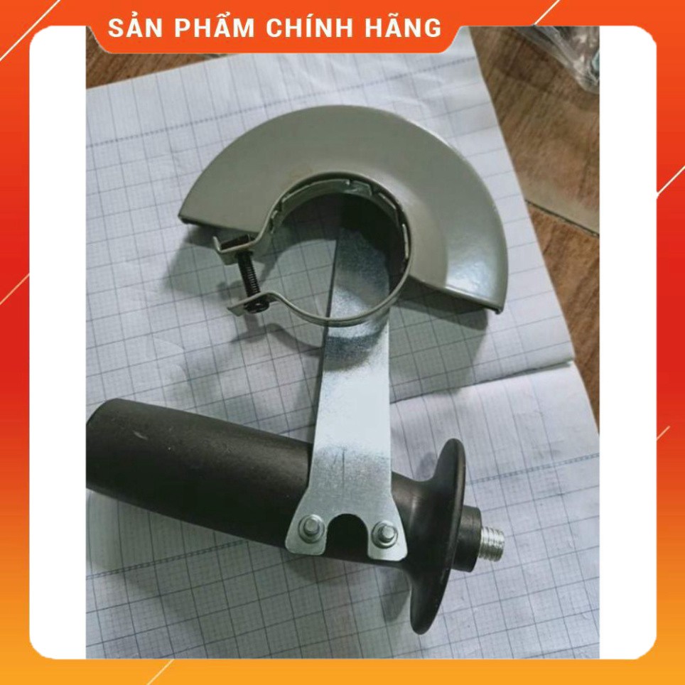 . phụ kiện máy mài Góc 6_100( tay cầm, khóa vặn mở, miếng bảo vệ)