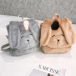 Balo Mini thời trang Nữ bé thỏ chất liệu bông mềm mại xinh xắn - Phuishop
