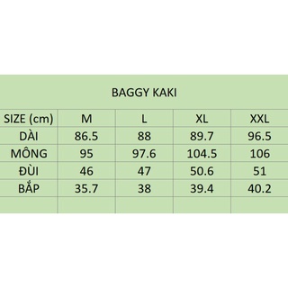 Quần baggy kaki - ẢNH THẬT