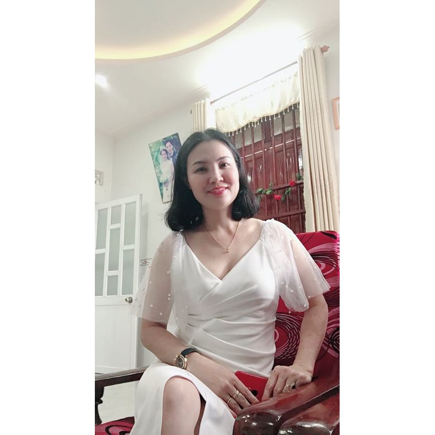 Váy đầm dự tiệc B220 Trắng BUTINO SHOP thời trang nữ hàng thiết kế Cao Cấp - 3 màu | BigBuy360 - bigbuy360.vn