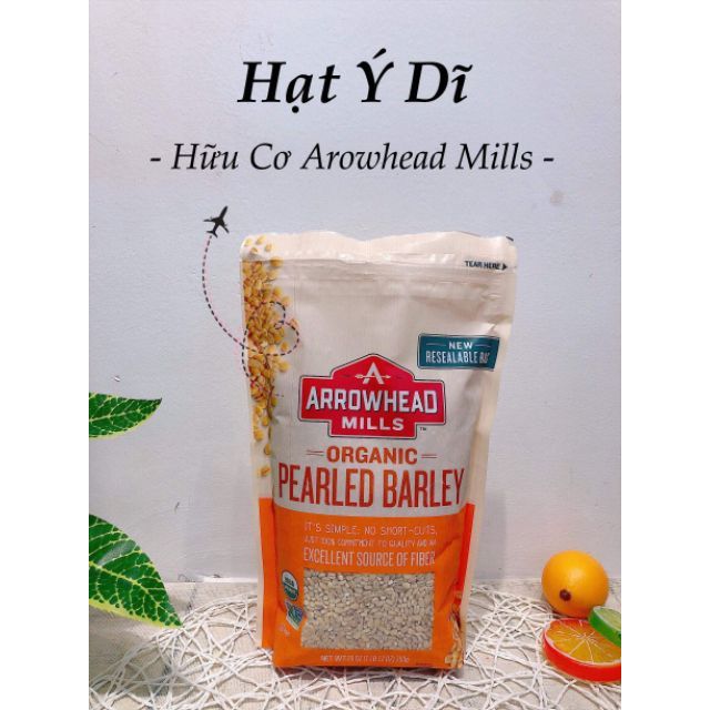 Ý dĩ hữu cơ Arrowhead 100g