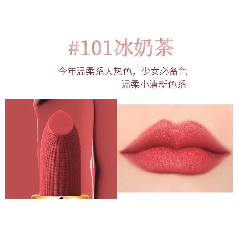 WODWOD® Make Up Small Gold Diamond Silk Lip Balm Affordable Moisturizing Matte Lipstick