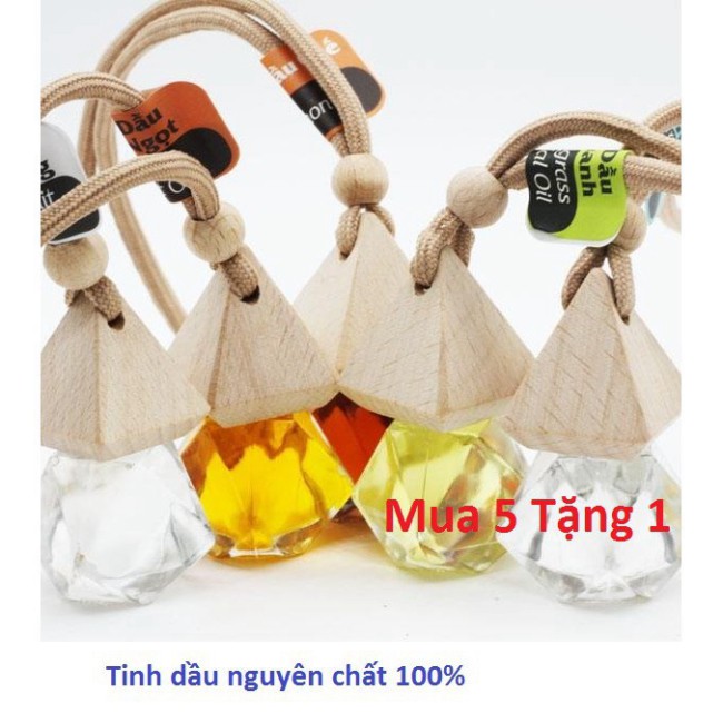 Mua 5 lọ tinh dầu thơm treo xe  tặng 1 lọ cùng loại