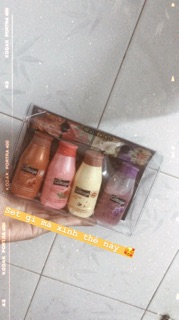 Set tắm và tẩy da chết cottage