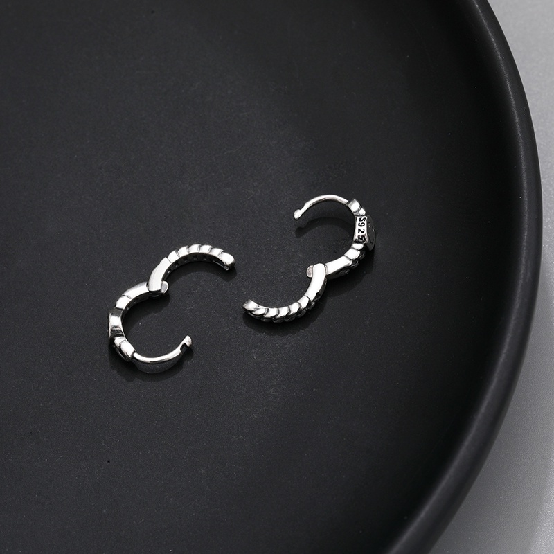 Bông Tai Hình Tròn Họa Tiết Mặt Cười Đơn Giản Phong Cách Hàn Quốc Thời Trang Cho Nữ