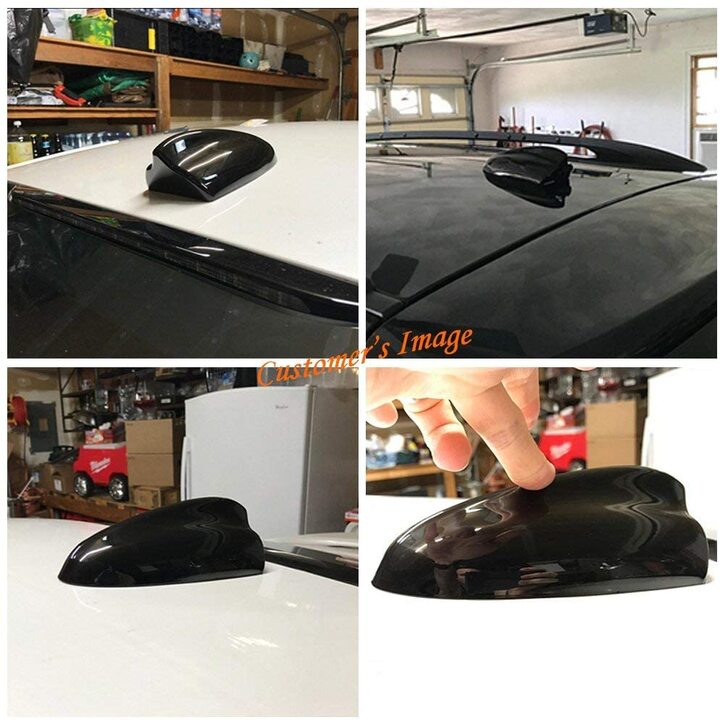 Ăng teng vây cá mập gắn trần xe hơi thu sóng radio FM / AM, Car SUV Shark Fin Roofs Antenna Radio