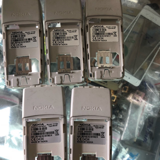 Vỏ sừon Nokia 1110i ,N101,1200,1202,1280,zin linh kiện loại 1