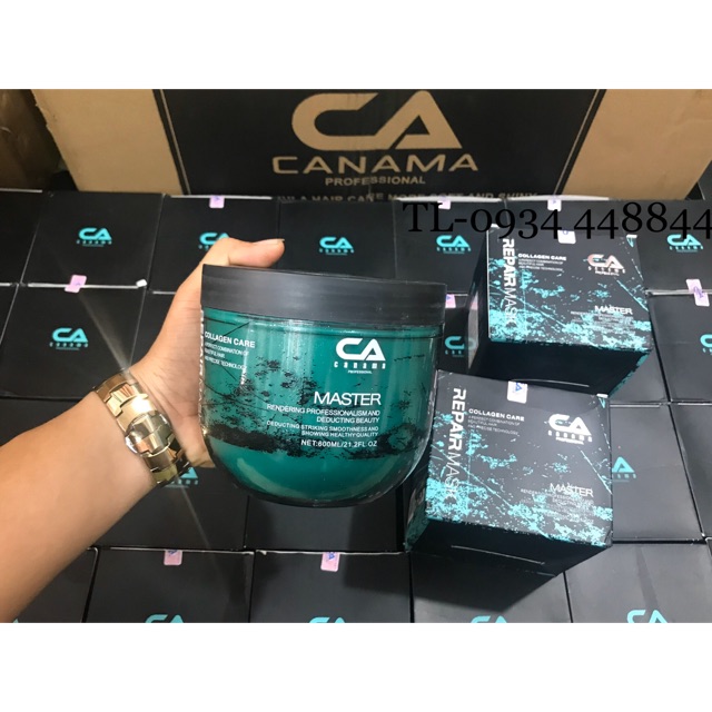Hấp dầu phục hồi tóc hủ tổn Canama 600ml