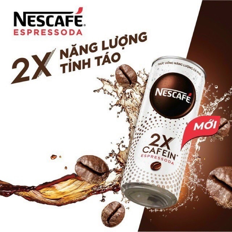 CÀ PHÊ UỐNG LIỀN NESCAFE-NESCAFÉ LON 170-180ML ĐỦ MÙI