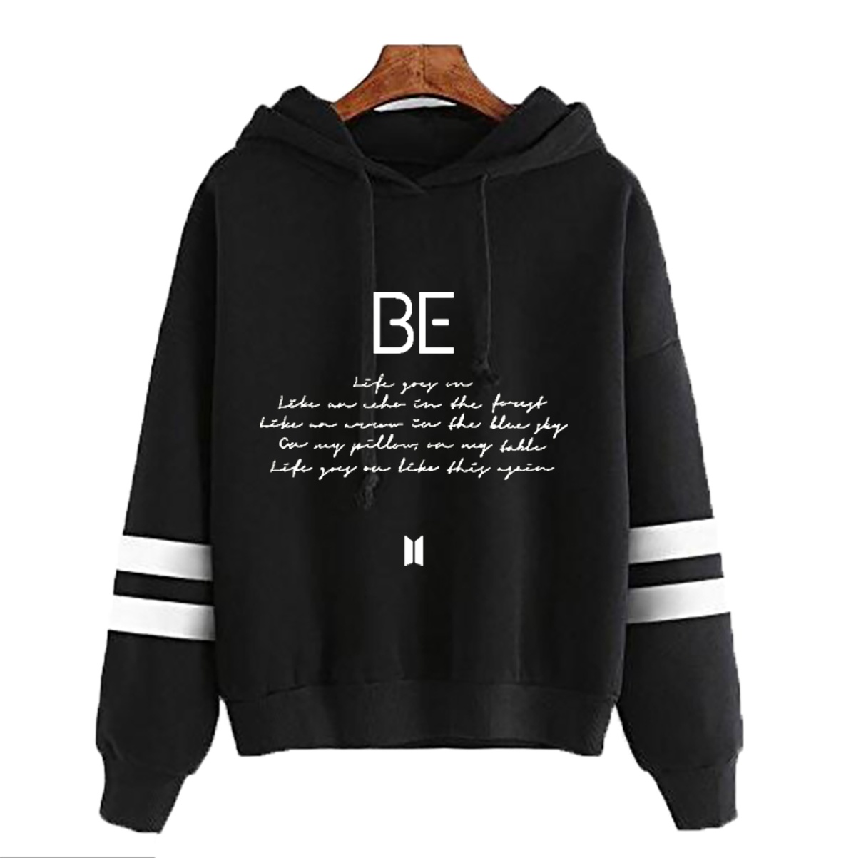 Áo Hoodie Tay Dài In Chữ Bts Love Yourself