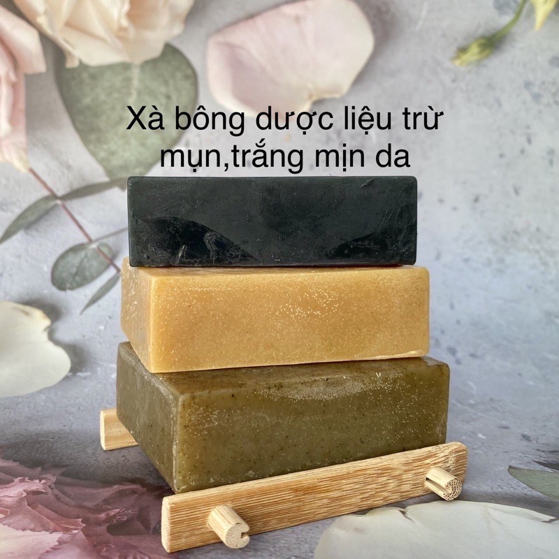 XÀ BÔNG BỒ HÒN DƯỢC LIỆU handmade có giấy kiểm định chất lượng (mua 2 tặng 1 túi tạo bọt)