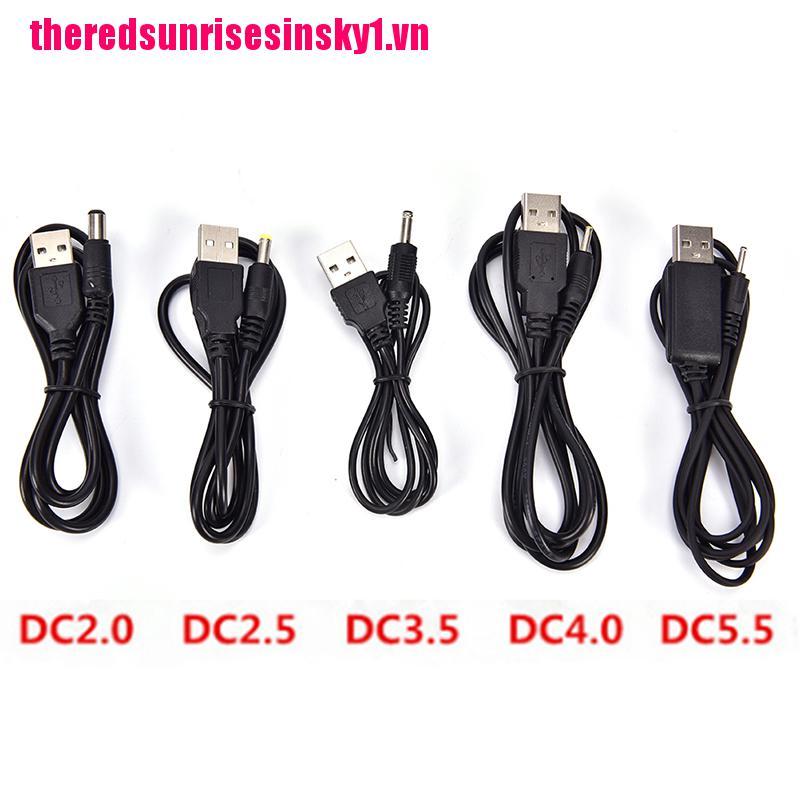 (3C) Giắc Chuyển Đổi Từ Usb-A Sang 2.0-5.5mm Male Dc 5v