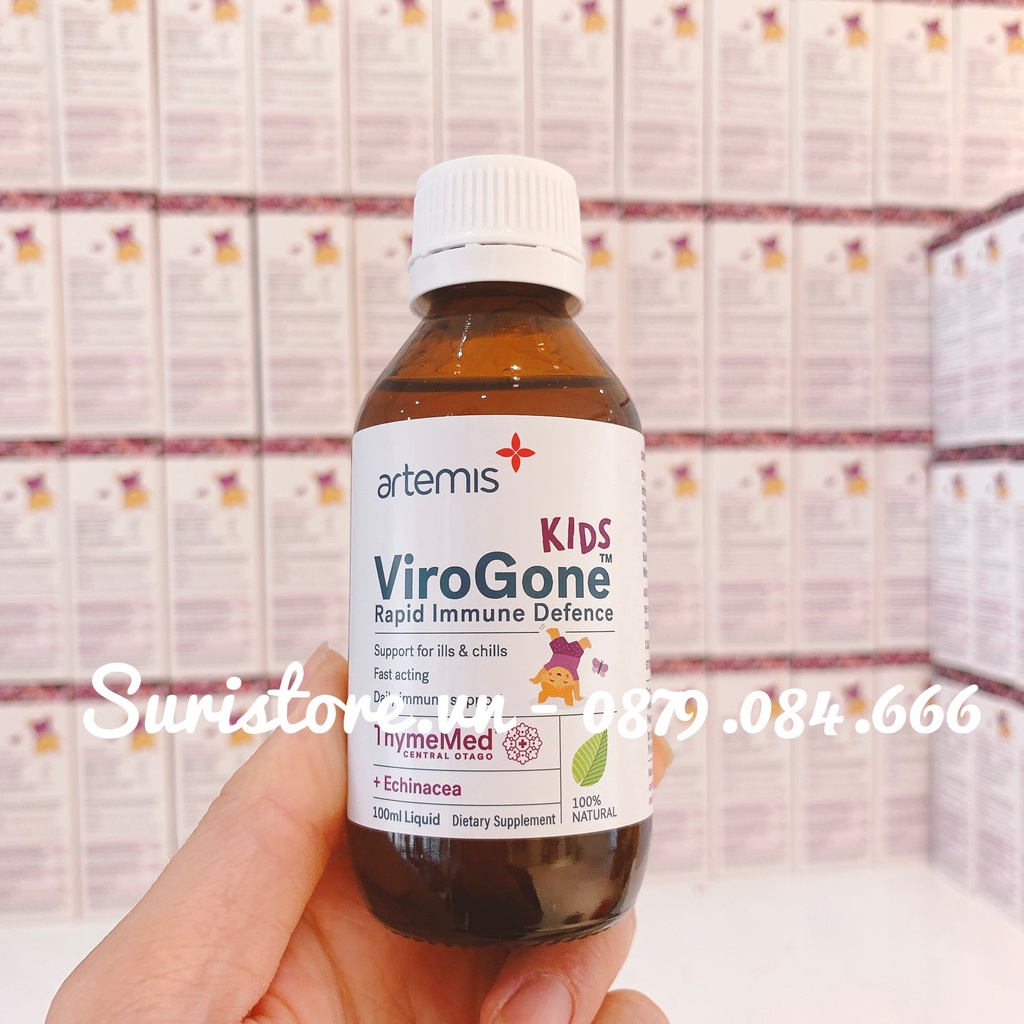 Tăng đề kháng Artemis Kids ViroGone dạng siro 100ml cho bé từ 0-12 tuổi