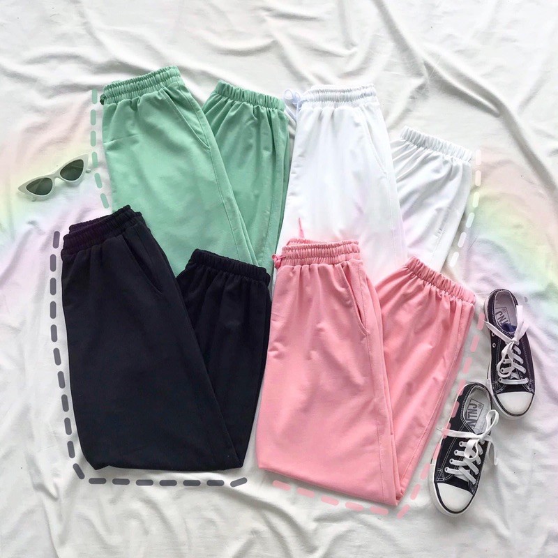 Quần Jogger LongPant Basic Ống Bo Chun Kèm Ảnh Thật
