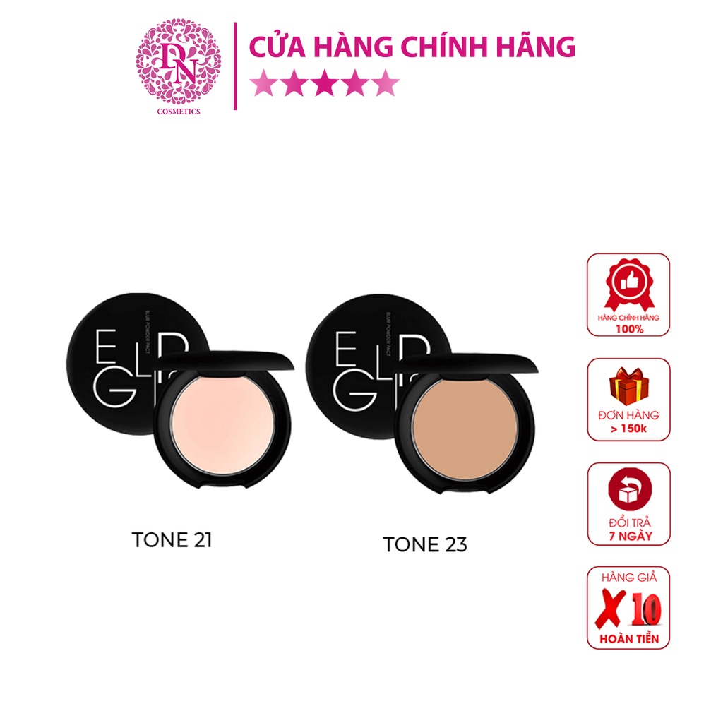 Phấn Phủ Dạng Nén Kiềm Dầu Eglips Blur Powder Pact Màu Đen 8g