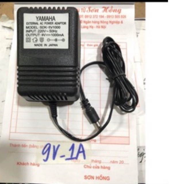 Adaptor    9V   1A     Biến   áp