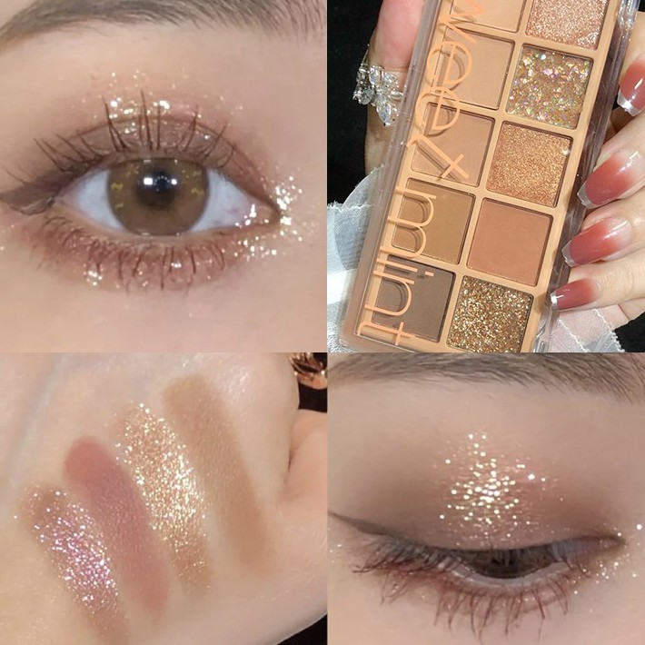 [Hot sale ] Bảng Phấn Mắt Sweet Mint 10 Màu Sắc Hiệu Ứng Lì / Ánh Nhũ Thời Trang | BigBuy360 - bigbuy360.vn