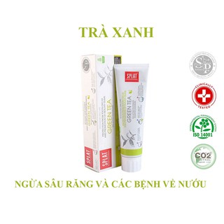  Kem Đánh Răng Hữu Cơ Giảm Viêm Nướu Chảy Máu Chân Răng Splat Green  100ml  - Nhập Khẩu Từ Nga 