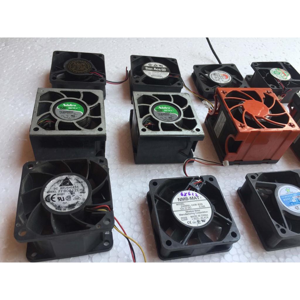 Quạt Fan 12V Fan 6 Siêu Tốc (6x6Cm)