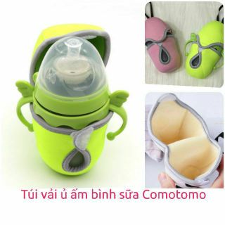 Túi vải ủ, giữ ấm bình sữa 150ml và 250ml bình siêu cổ rộng Como