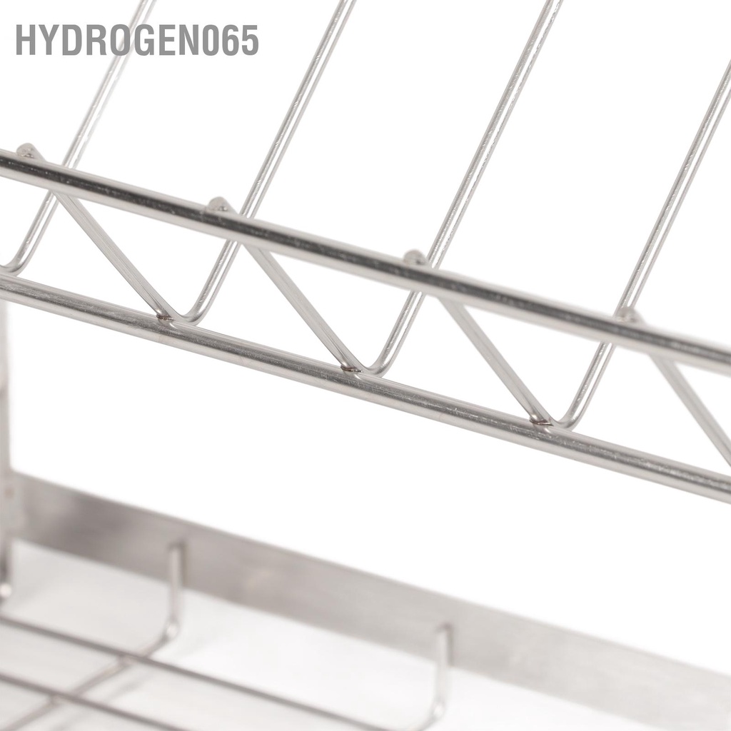 Hydrogen065 Giá để gia vị 3 lớp đỡ bằng thép không gỉ Tổ chức nhà bếp đựng cho hộ đình