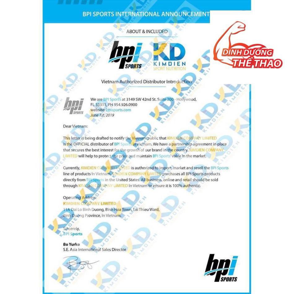 Tăng sức mạnh PUMP HD BPI Sports 20 lần dùng (220gr)