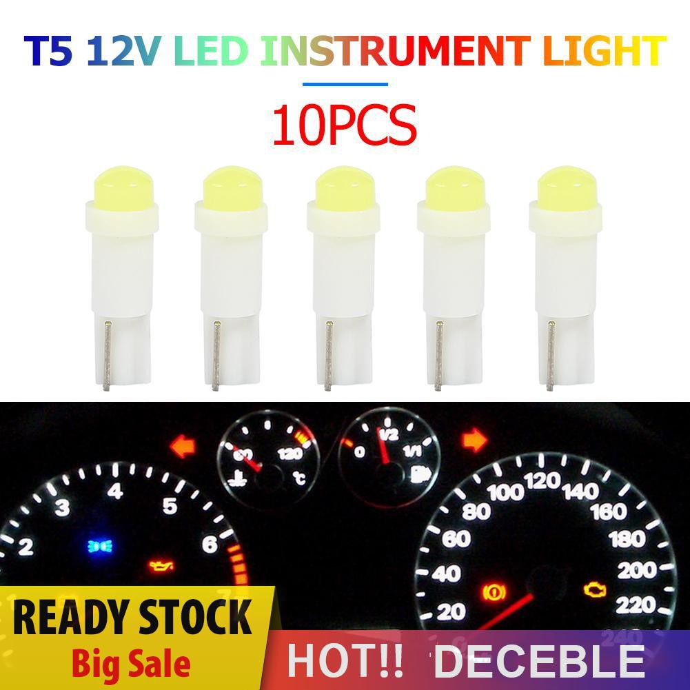 10 Bóng Đèn Led T5 3d Cob Cho Xe Hơi