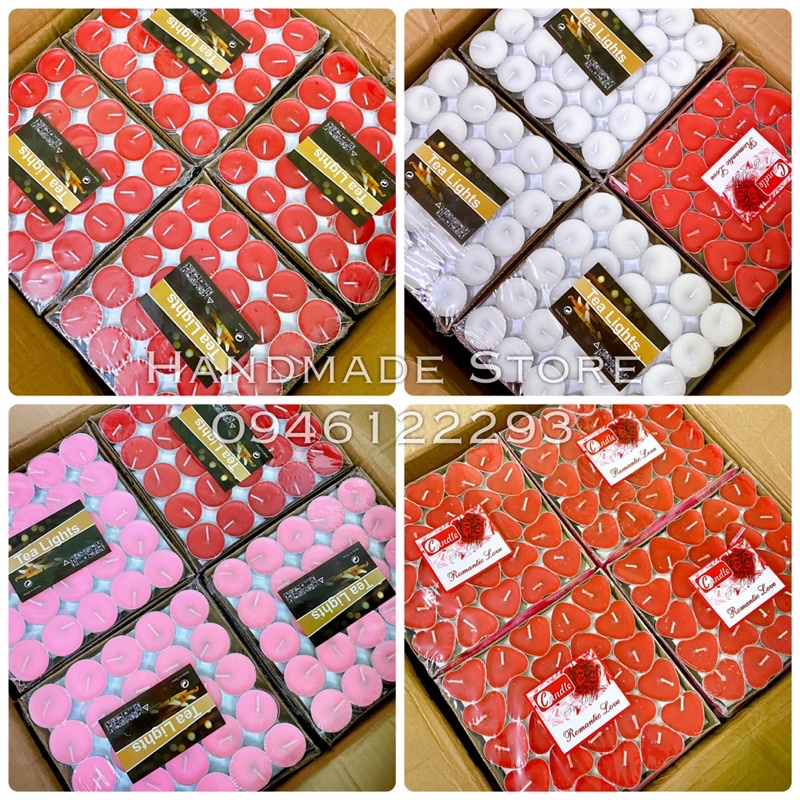 THANH LÝ - Set 50 nến trang trí Party, đám cưới, sinh nhật