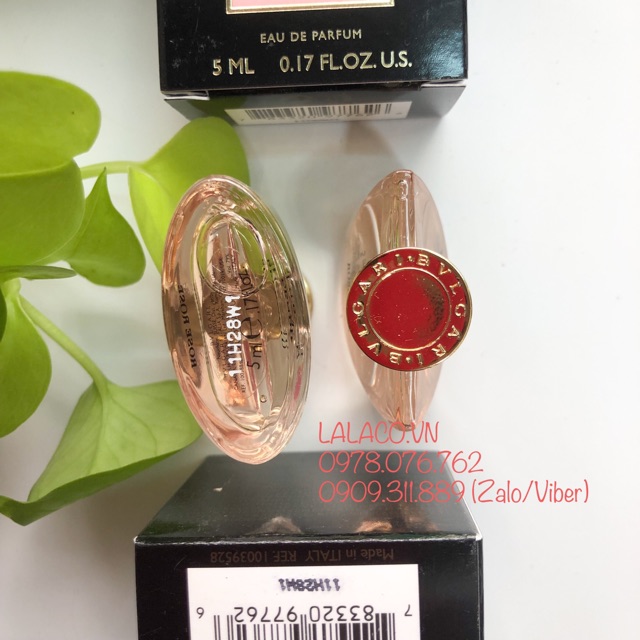 Nước Hoa Nữ Bvlgari Splendida Rose Rose 5ml